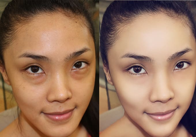 I will apply a high end beauty retouching on portraits