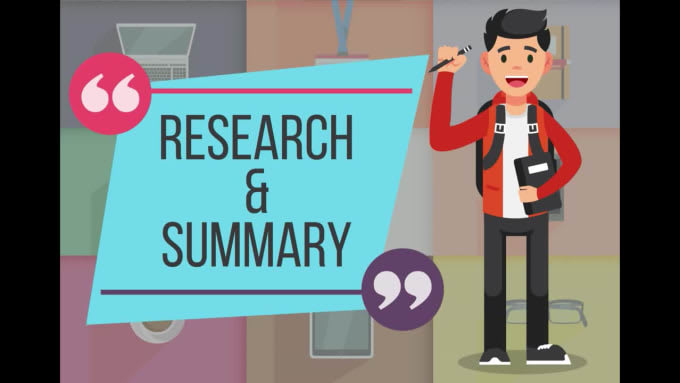 I will assist in research writing and summary writing