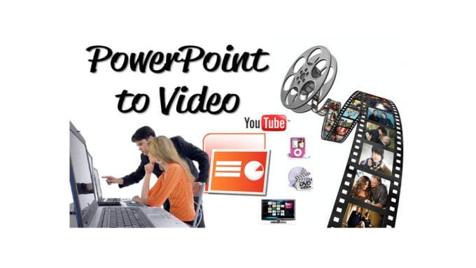 I will convert a powerpoint presentation to video