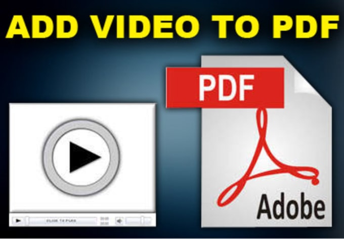 I will convert any file to PDF format or Add video to a pdf file