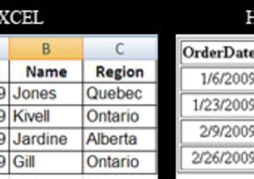 I will convert excel file to HTML table