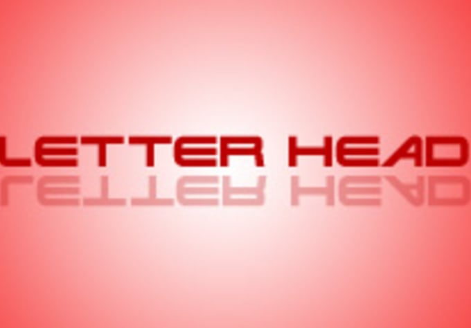 I will create a professional letter head