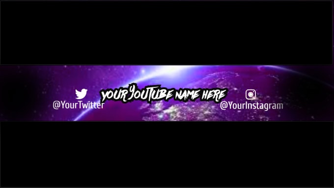 I will create a youtube banner of your choice