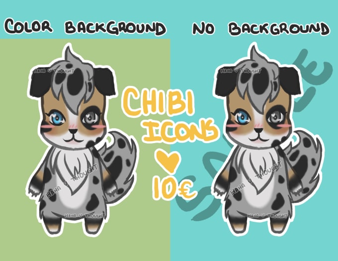 I will draw your furry chibi icon