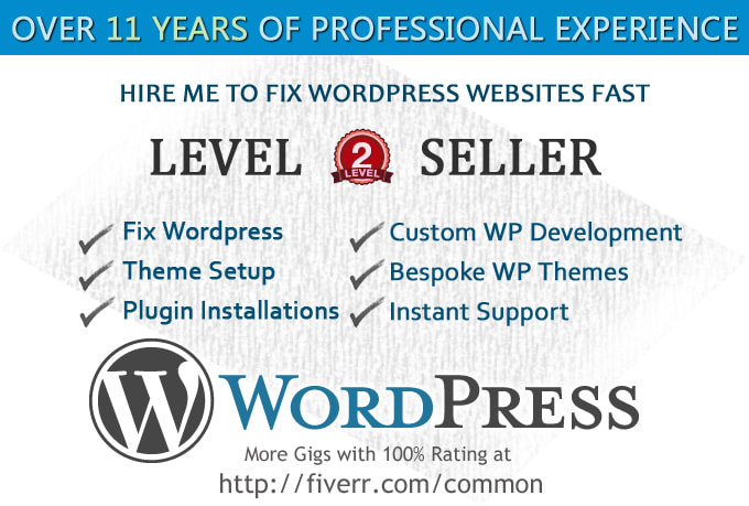 I will fix wordpress error or bug or any html css issues