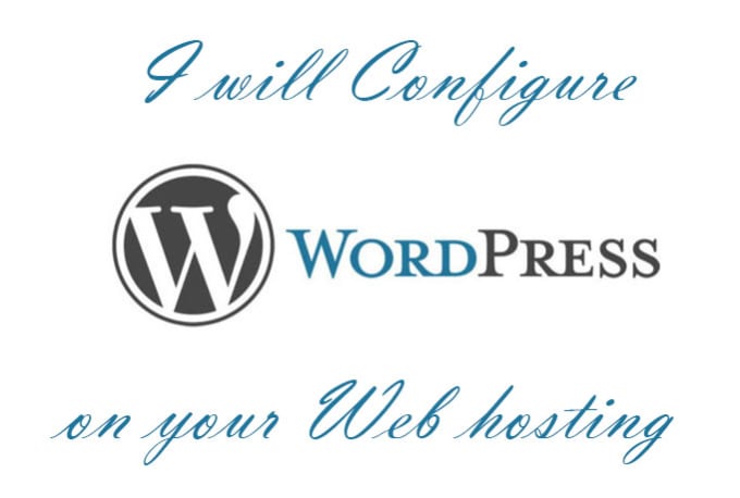 I will install,configure or fix wordpress