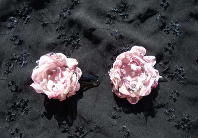 I will let you choose two out of any of my beautiful hand made flower hair clip