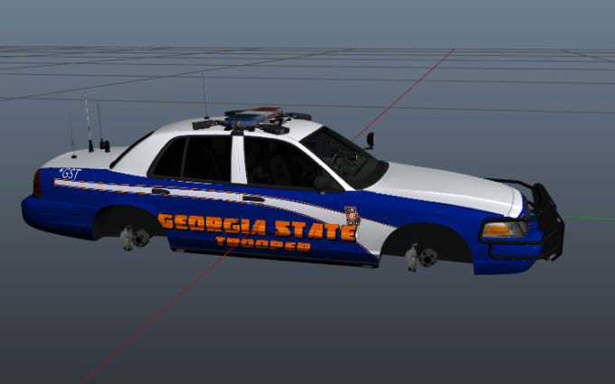 I will make a car livery for any cop car you bring me id editable