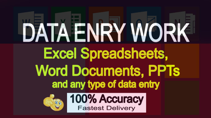I will manage your excel sheets database ppts and word documents accurately