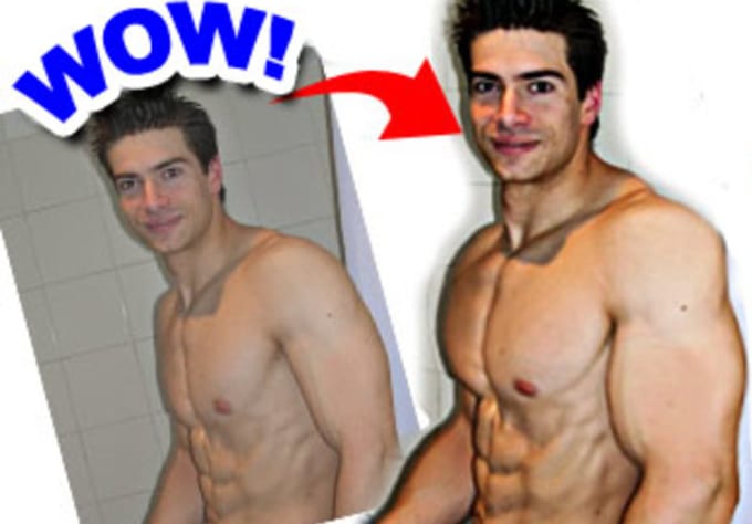 I will photoshop you, add muscles and abs to boost your motivation
