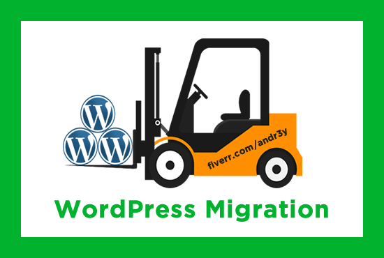 I will quickly transfer your wordpress to another domain or hosting