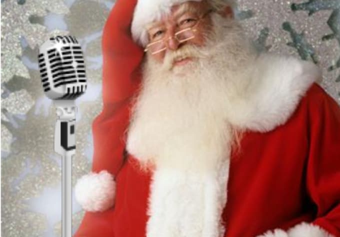 I will record a santa claus voice over for christmas