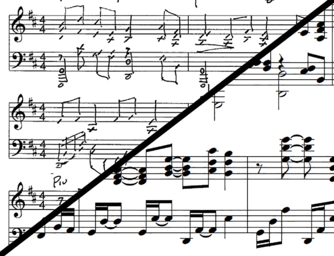 I will typeset your handwritten musical score