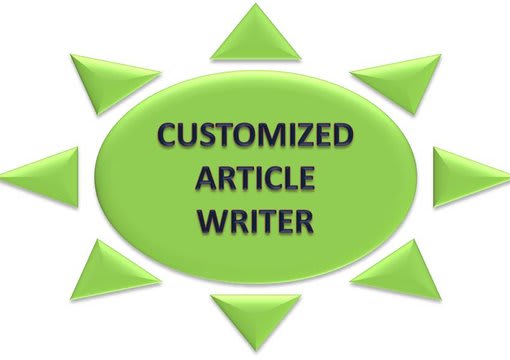 I will write a customized article for your business, personal needs