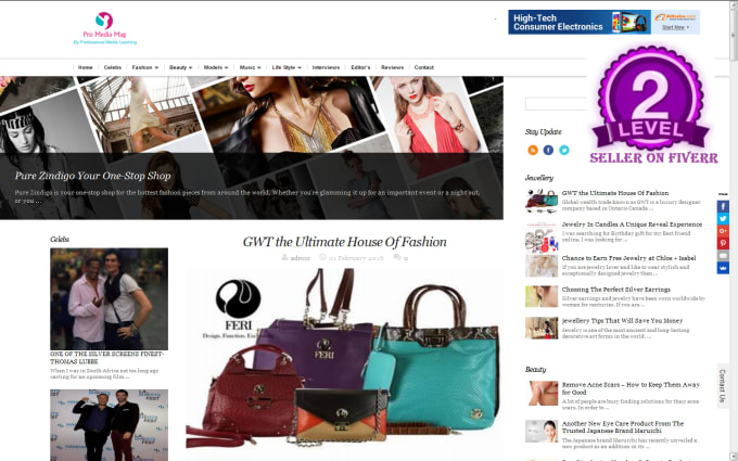 I will advertise you on my beauty and fashion blog