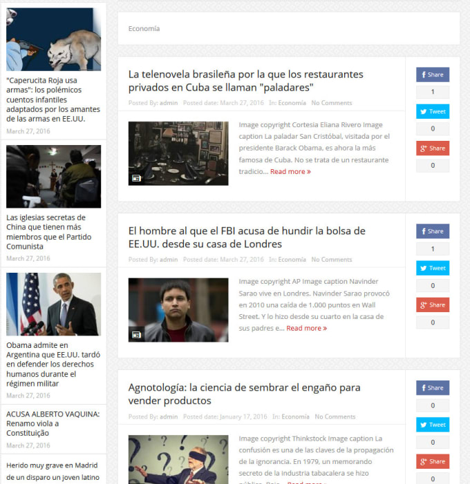 I will advertise your banner on my spanish news website