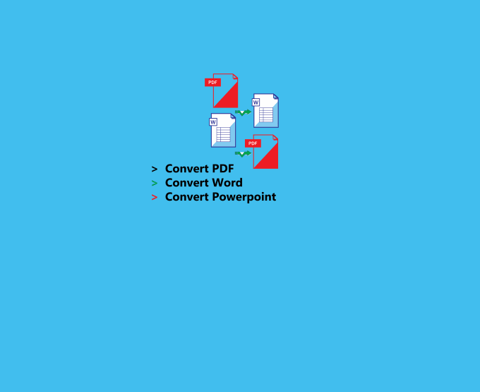 I will convert edit your file like PDF,Word,Power point Excel ect