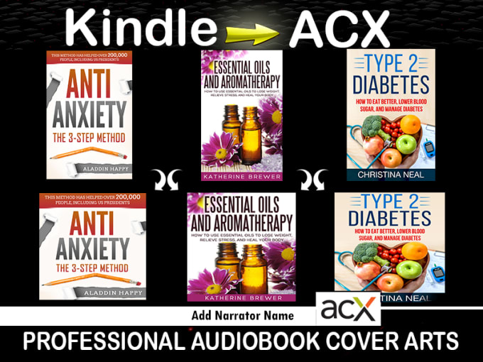 I will convert kindle cover to audiobook cover for acx
