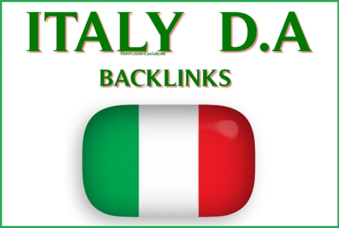 I will create 25 italy local HQ backlinks