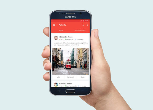 I will create 5 Pictures of Android Phone and Tablet showcasing your app