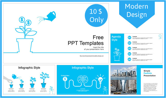 I will create a modern powerpoint presentation professional design
