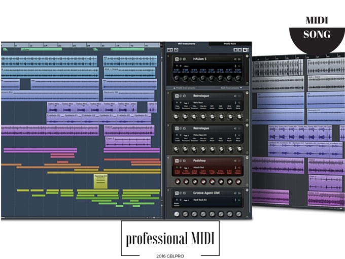 I will create a professional midi song you want