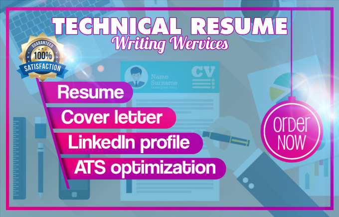 I will create a professional technical resume, cover letter and linkedin