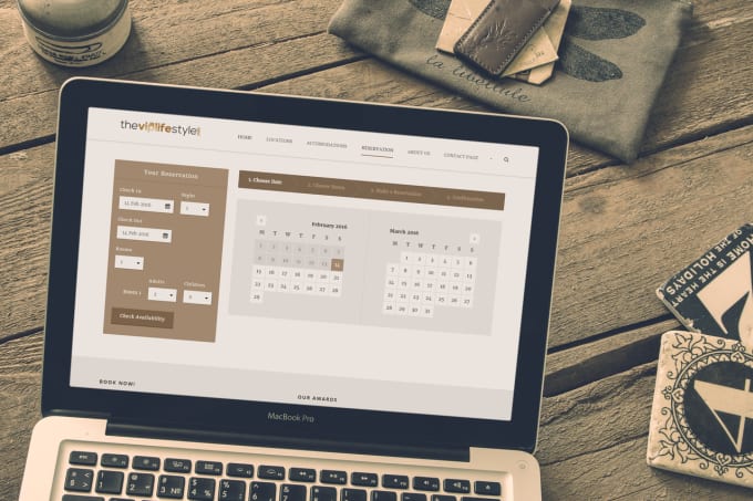 I will create a RESERVATION website for hotels