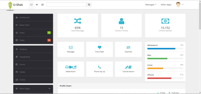 I will create A social Network Website