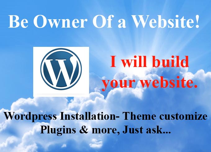 I will create a wordpress website