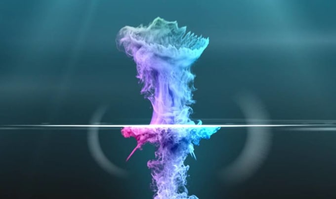 I will create an amazing smoke logo reveal intros video