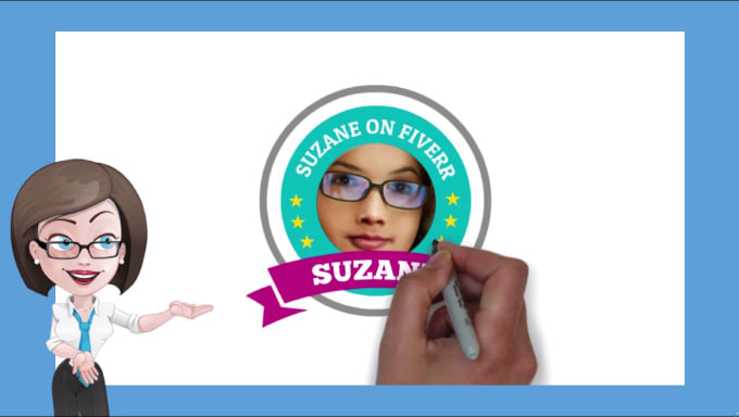 I will create an intro video with your logo like as if it is being painted live