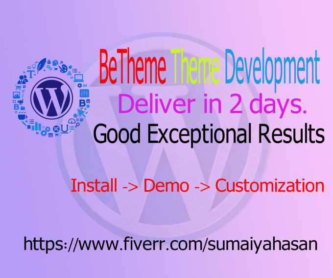 I will create beautifull website using betheme