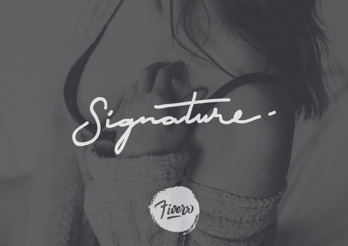 I will create hand lettering logotype