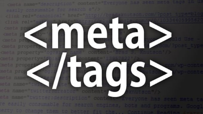 I will create meta tags,title tag for your website