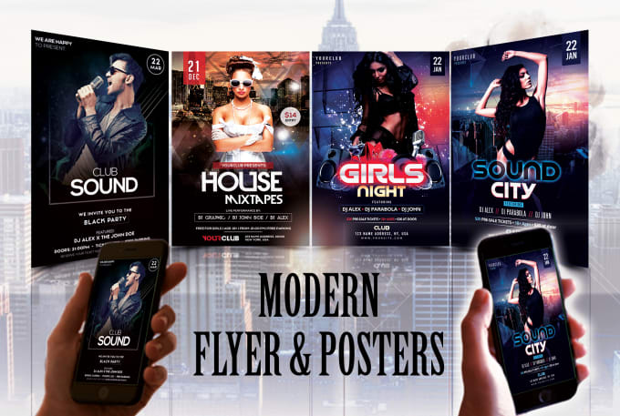 I will create party flyer,club flyer or any event flyer