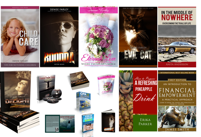 I will create professional ecover bundle of ebook cover, cd, dvd, box in 24 hours