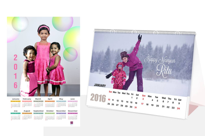I will create professional full page or desk calendar design