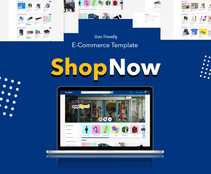 I will create you a multi vendor ecommerce marketplace website