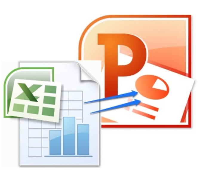 I will derive charts from excel and make appealing presentations