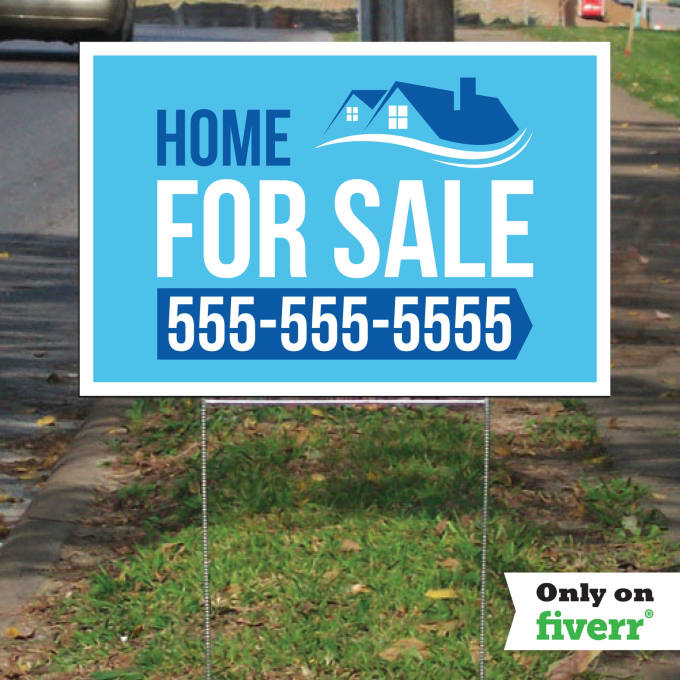 I will design a creative custom yard sign