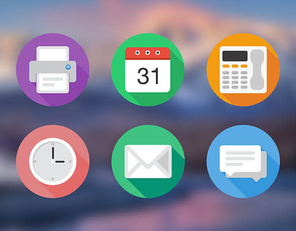 I will design a unique flat icon
