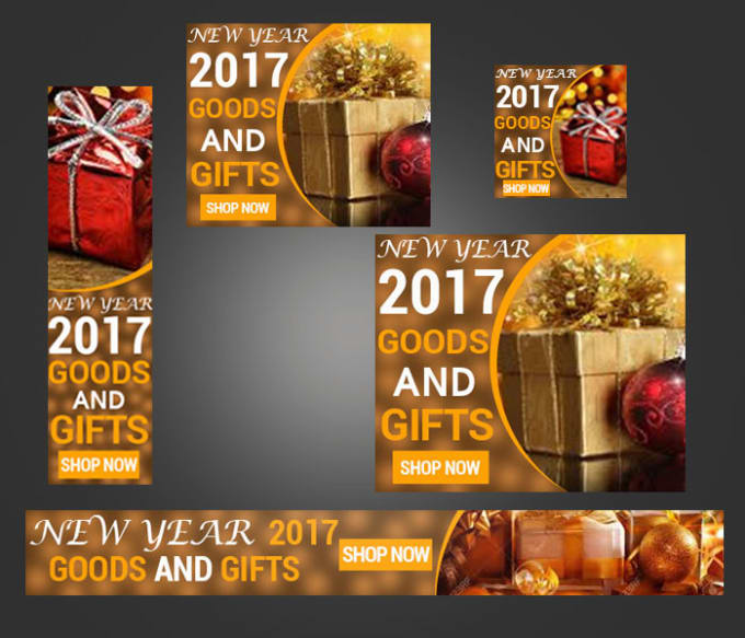 I will design amazing 6 web banner ads