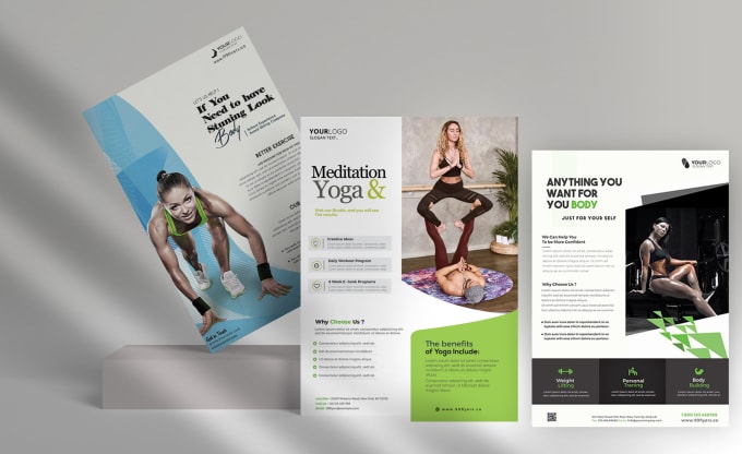 I will design fitness,gym, sport flyer