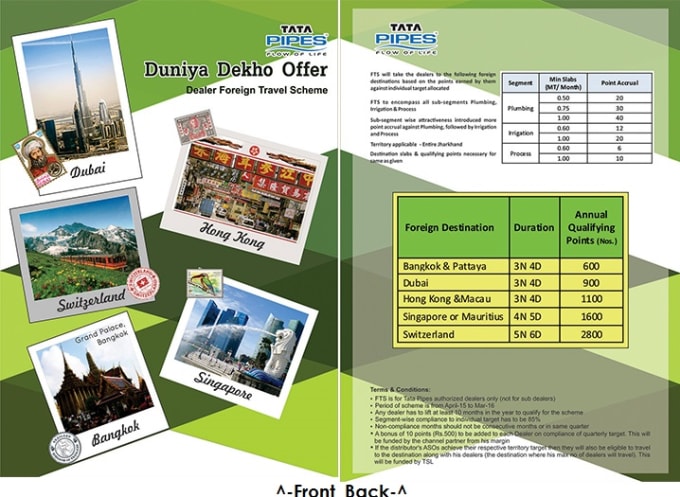 I will design flyer, brochure, postcard,  newsletter, yearbook