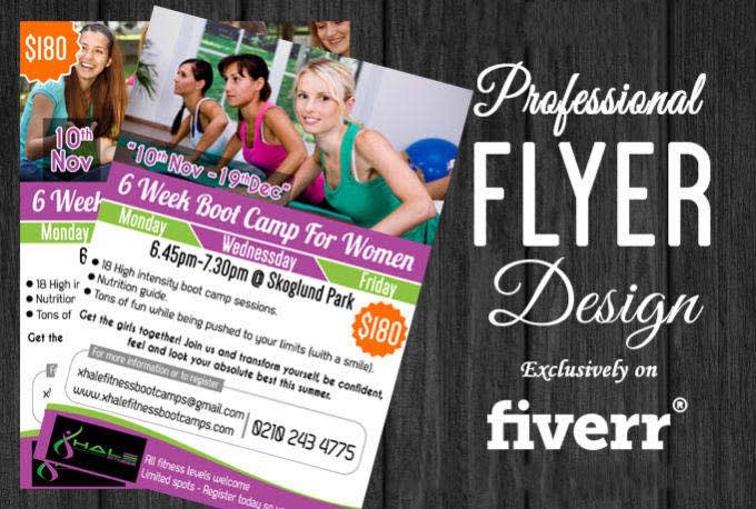 I will design flyer, poster and business brochure