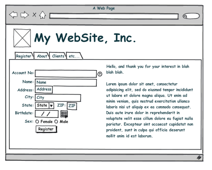 I will design High Quality balsamiq mockups for desktop and mobile WEBSITES