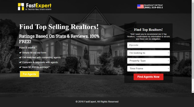 I will design landing page or squeeze page