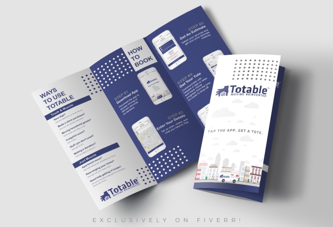 I will design professional trifold brochure