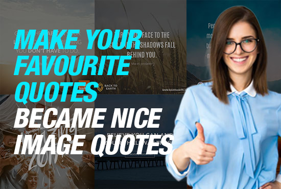 I will design quality custom inspirational image quotes